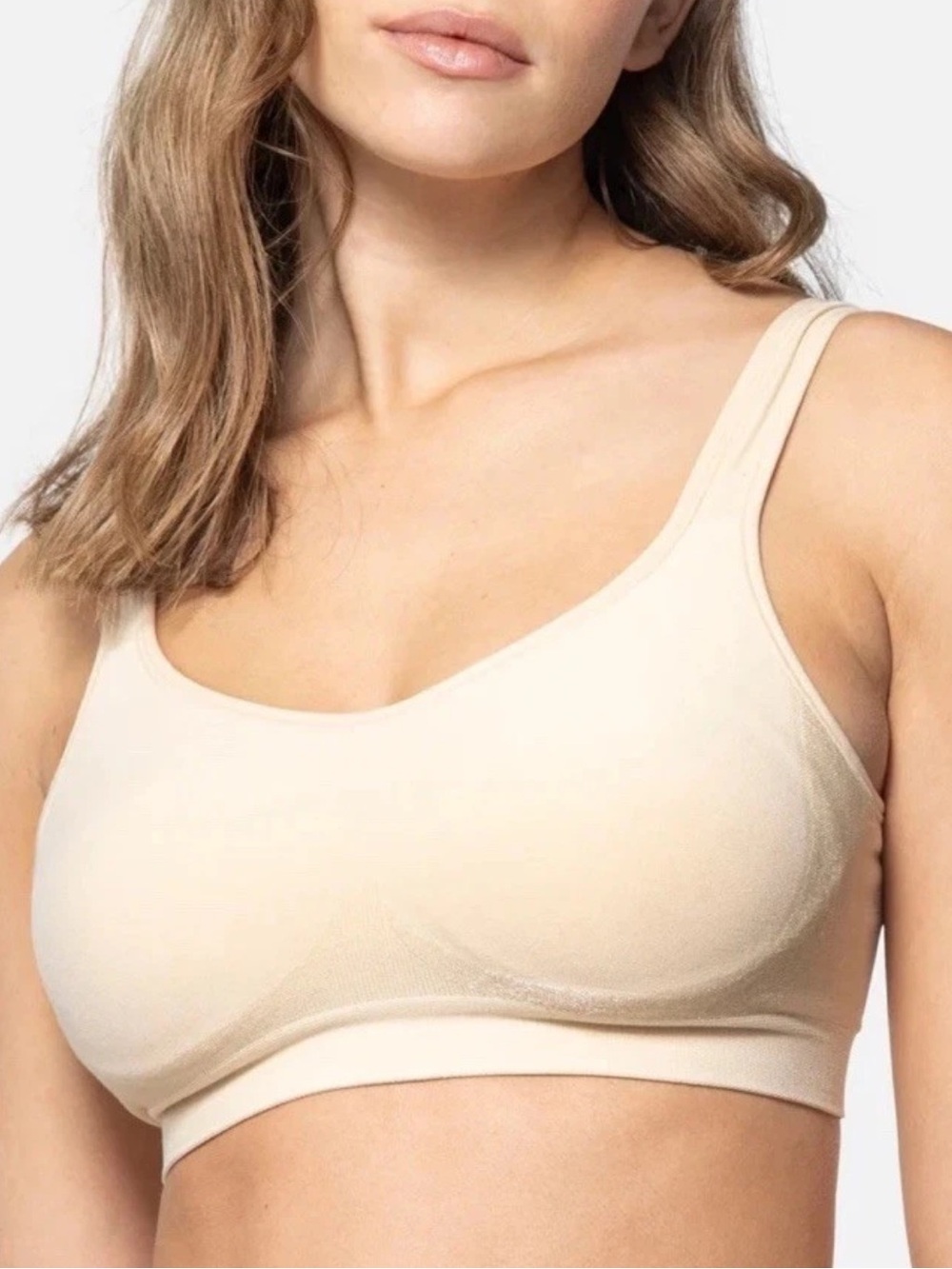 💕TRUEKIND💕 “DAILY COMFORT WIREFREE” Seamless Scoop MOLDED CUPS SHAPER BRA